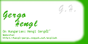 gergo hengl business card